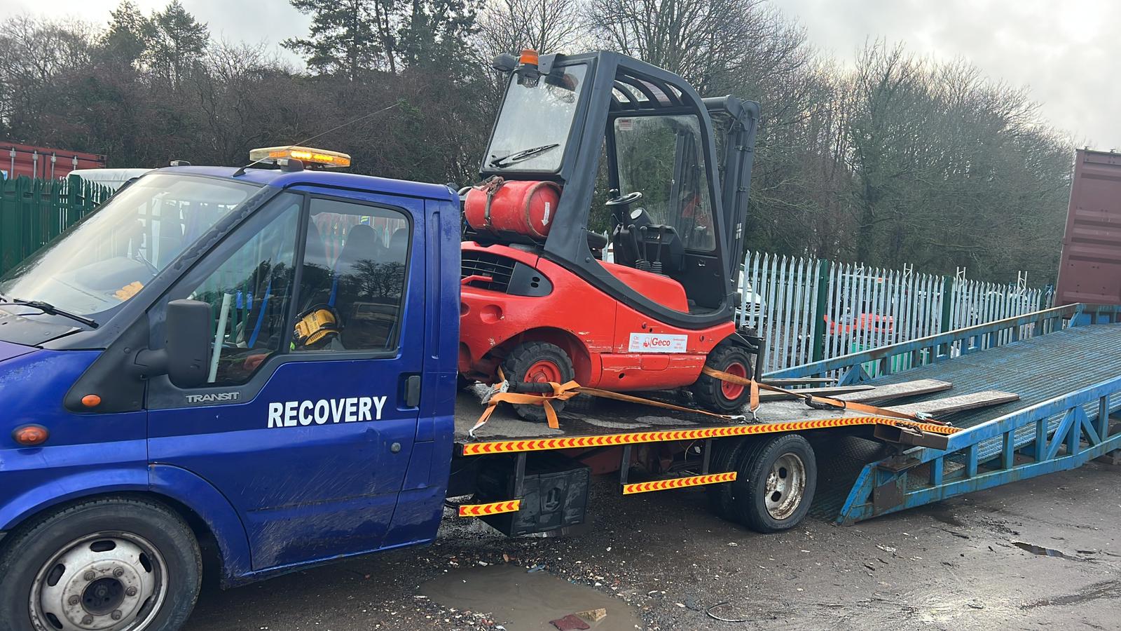 Vehicles safely stored in a secure compound
